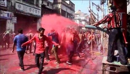 انطلاق مهرجان الألوان في الهند