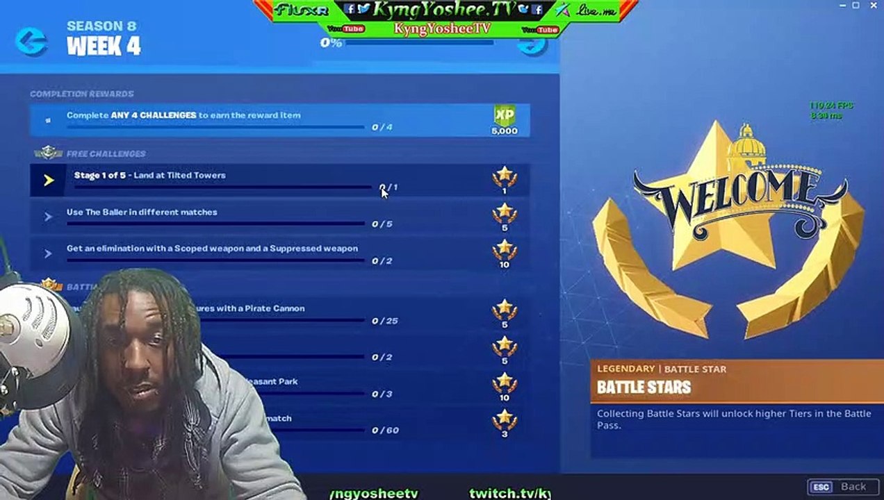 Fortnite News Update - Season 8 Week 4 Challenges Are Live