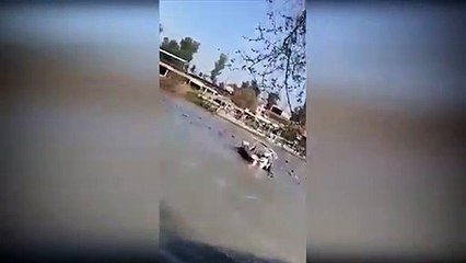 Musul'daki feribot kazasından görüntüler