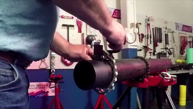 Demostración de Peladores para tubos de PE (Polietileno) - Reed Manufacturing