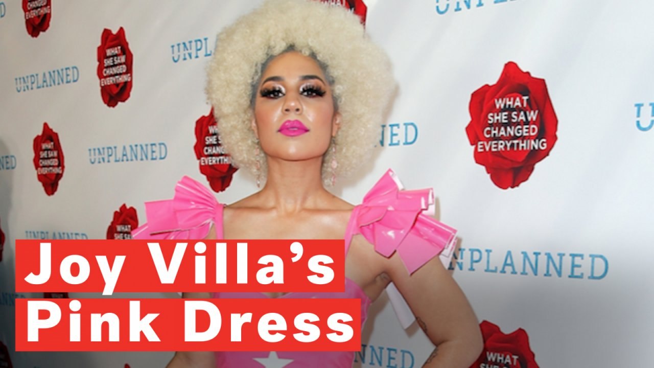 Joy Villa Wears 'F*** Planned Parenthood' Dress On Red Carpet