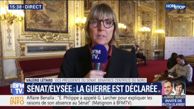 Sénat/Élysée: la vice-présidente du Sénat Valérie Létard assure que le bureau est dans son droit