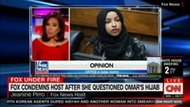 Brianna Keilar on Fox condemns host after she questioned Omar's Hijab. #BriannaKeilar #News #FoxNews #JeaninePirro