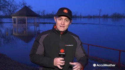 AccuWeather's Jonathan Petramala reports from Missouri River