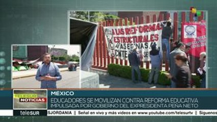 México: CNTE exige la abrogación de la reforma educativa