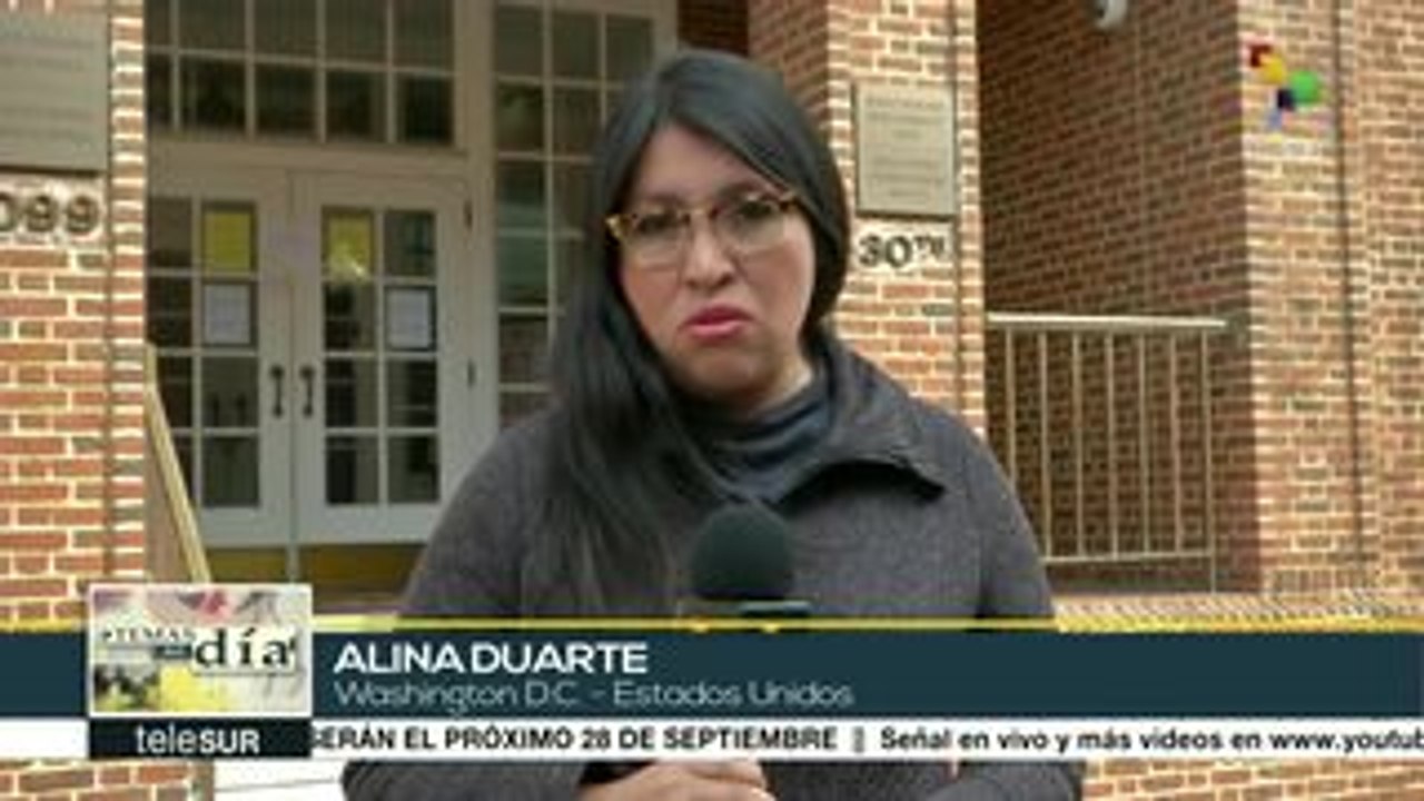 EEUU: activistas defienden embajada venezolana en Washington