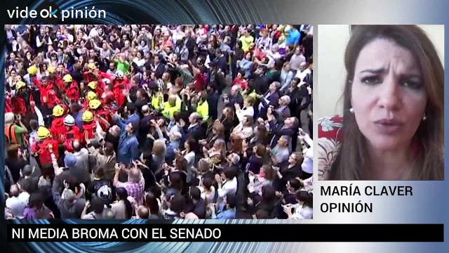 VideOKpinión María Claver: Ni media broma con el Senado