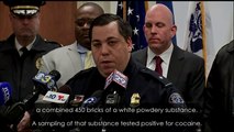 Federal agents seize huge amount of cocaine in Philadelphia