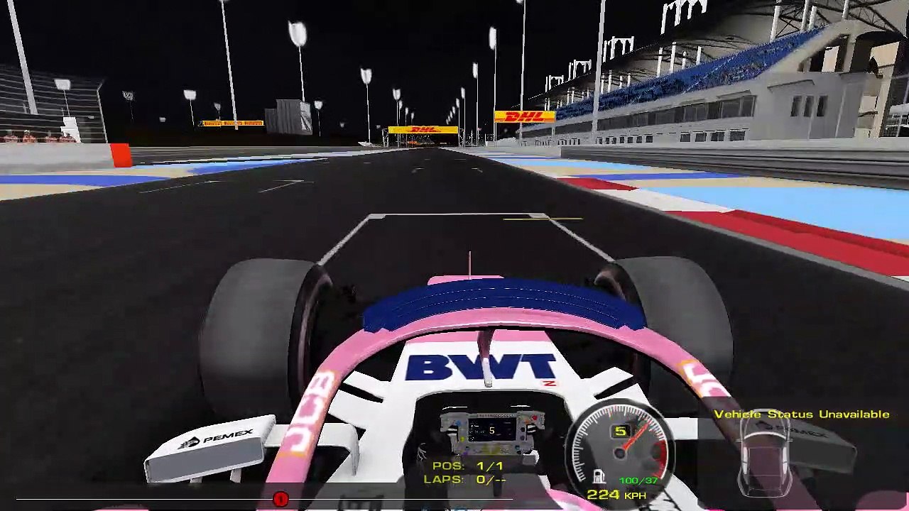 rFactor F1 Racing Point(Force India) 2019 Livery By MSVD (F1 2018 ACFL Mod Repaint)