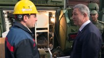 Milli Savunma Bakanı Akar, 2. Ana Bakım Fabrika Müdürlüğü ve ASPİLSAN'ı ziyaret etti - KAYSERİ