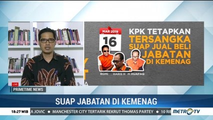 Semua Jabatan di Kemenag Diduga Diurus Melalui Romahurmuziy