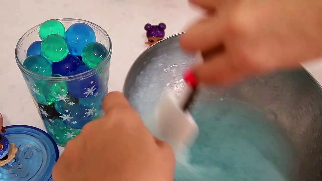 ORBEEZLİ İKİ MALZEMELİ SLİME FROZEN ELSA İLE SU MAYMUNCUĞU SLİME Bidünya Oyuncak