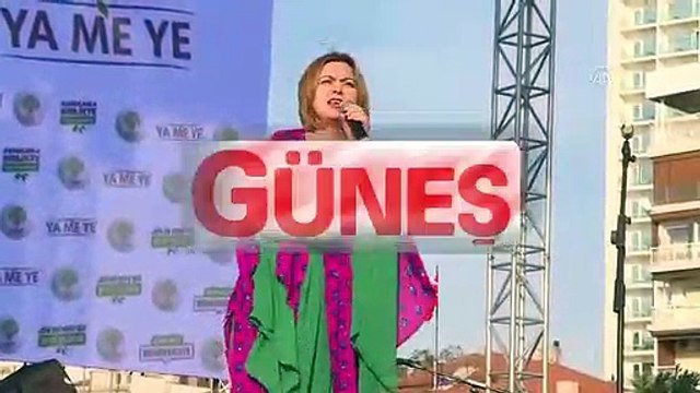 HDP tarafından İzmir'de düzenlenen nevruz kutlamasında PKK sloganları atıldı