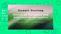 Best product  Illness As Metaphor and AIDS and Its Metaphors - Susan Sontag