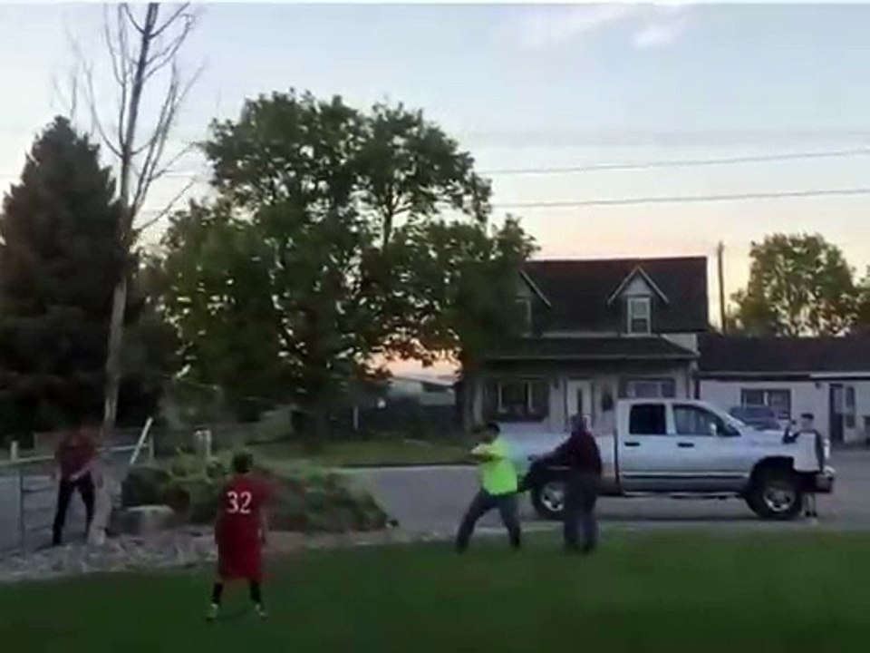 La prochaine fois il réfléchira à 2 fois avant de couper un arbre ! Assommé