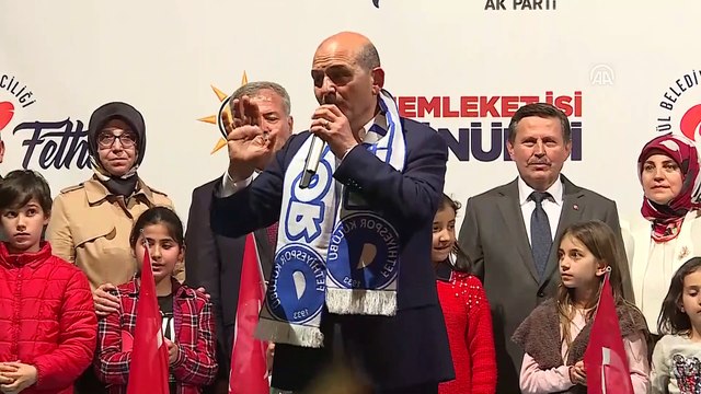 Soylu: 'Bunlar bir hile ile beraber önümüzdeki yılları tekrar tarumar etmek istiyorlar' - MUĞLA