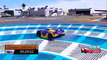 CARS PARACHUTE JUMP BEST LAP CHALLENGE (Cars 3 Challenge)