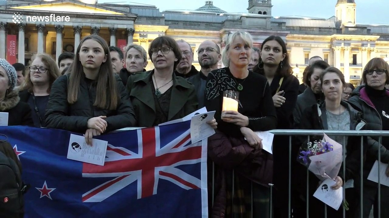 Hundreds gather in London for vigil to honour victims of New Zealand attack