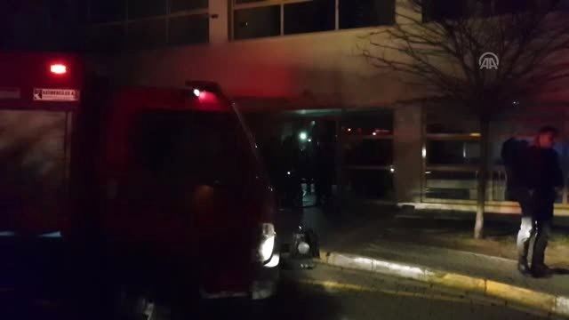 Uşak Eğitim ve Araştırma Hastanesi'nde Yangın