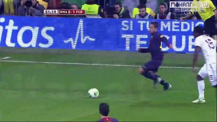 الشوط الثاني مباراة ريال مدريد و برشلونة 1-1 ذهاب نصف نهائي كاس اسبانيا 2013