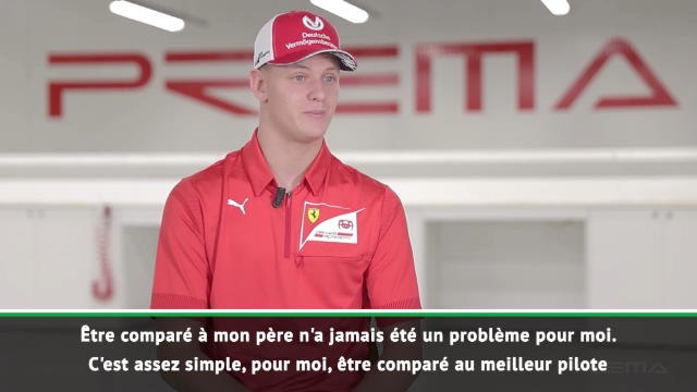 F2 : Ferrari - Schumacher : Être comparé à mon père n'a jamais été un problème pour moi