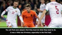 Koeman wants more despite Netherlands win