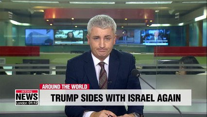 Trump says U.S. will recognize Israel's sovereignty over Golan Heights
