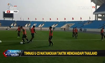 Timnas U-23 Matangkan Taktik Jelang Menghadapi Thailand