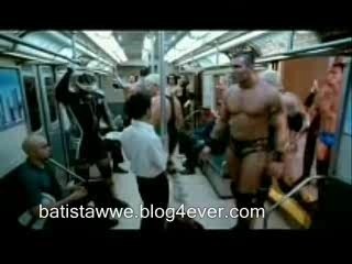 wwe baston dans le train royal rumble 2008