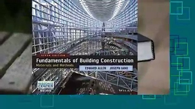 Full version Fundamentals of Building Construction: Materials and Methods Review