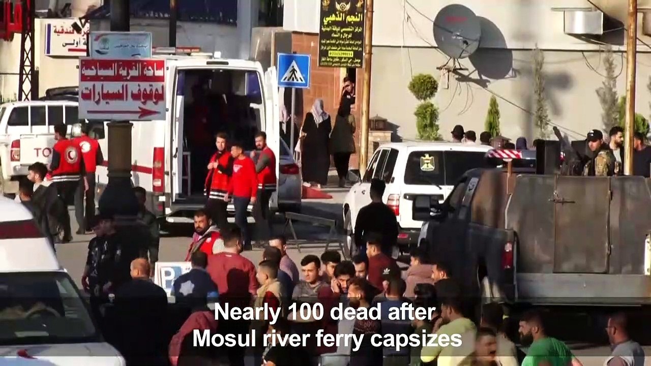 Dozens killed as ferry sinks in north Iraq