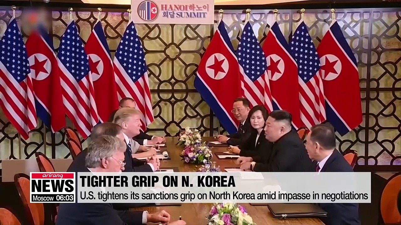 U.S. tightens its grip on N. Korea as neither side willing to budge in denuclearization talks