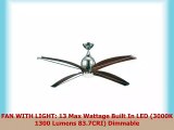Craftmade TRD60PLN4 Tyrod Polished Nickel 60 Inch Great Room Ceiling Fan with Remote