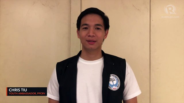 Chris Tiu urges everyone to do their part in the elections
