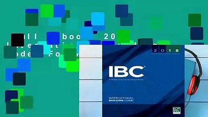 Full E-book  2018 International Building Code  For Kindle