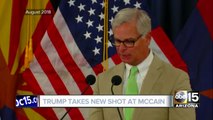 Video disproves Trump claim that McCain family never thanked him