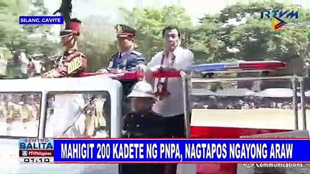 Mahigit 200 kadete ng PNPA, nagtapos ngayong araw