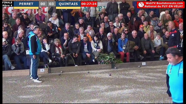 National du Puy Pétanque 2018 : Finale QUINTAIS vs PERRET
