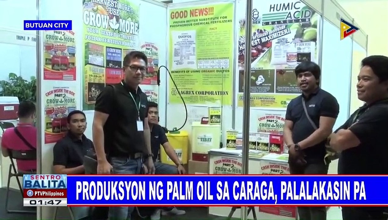 Produksyon ng palm oil sa Caraga, palalakasin pa