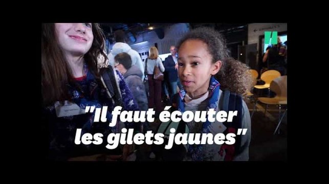 On a demandé aux enfants du Grand débat comment mettre fin à la crise des gilets jaunes