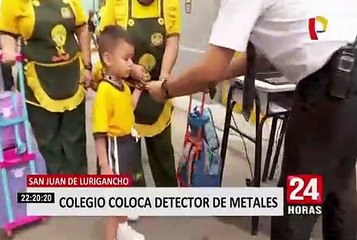 SJL: escuela coloca detector de metales