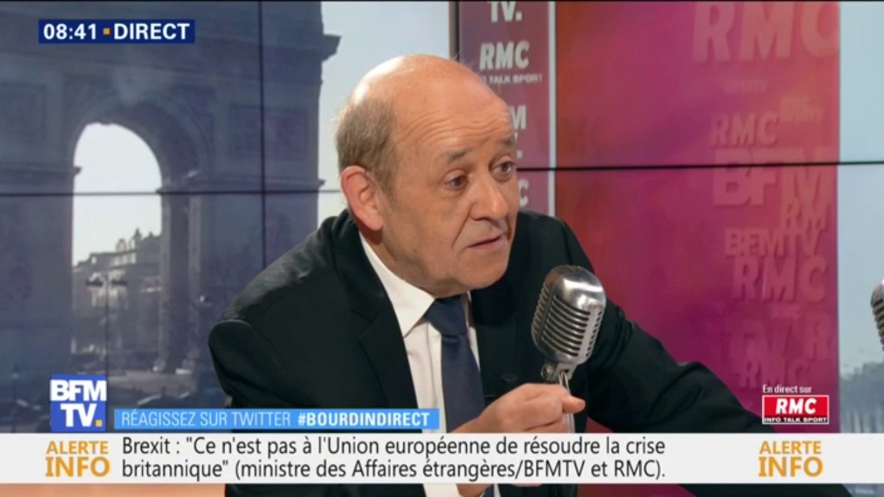 Jean-Yves Le Drian sur l'affaire Benalla: "Je pense que le Sénat a joué un amalgame néfaste"