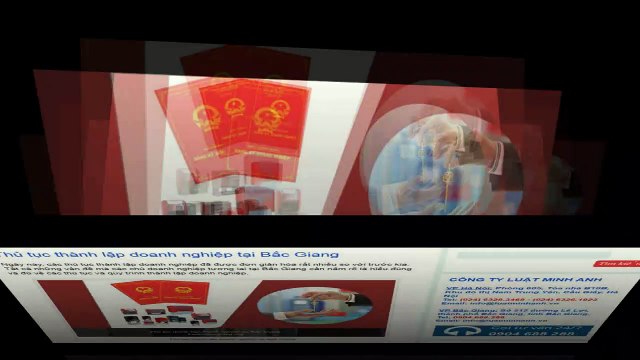 Thủ tục thành lập doanh nghiệp chuyên nghiệp tại Bắc Giang