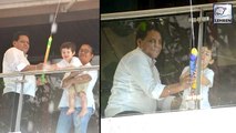 Taimur Ali Khan CELEBRATES Holi By Splashing Some Water At The Paps From His Balcony