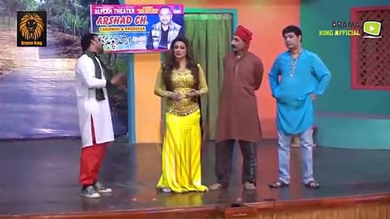 Nasir Chinyoti,Sobia Khan and Zafri khan New Funny Pakistani Stage drama best senecs _