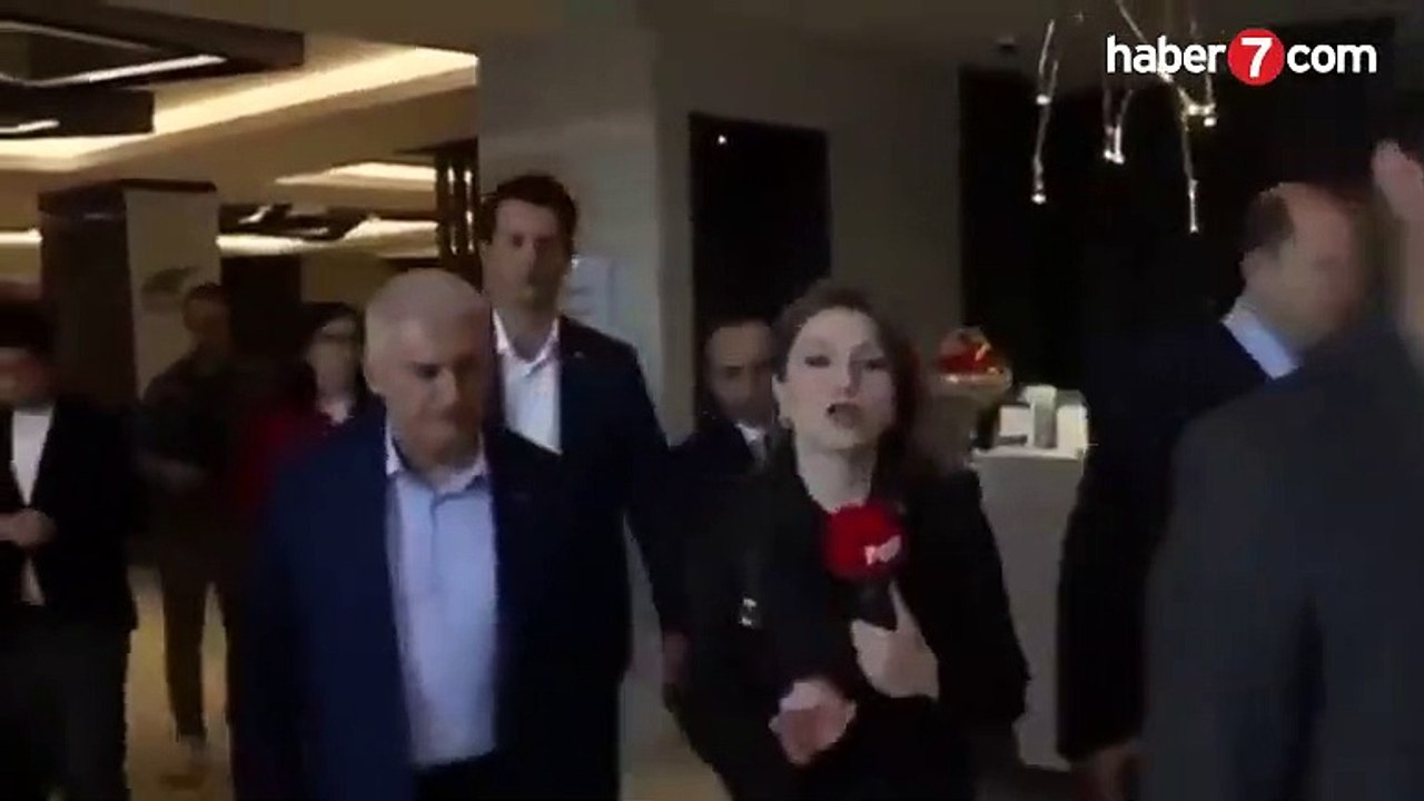 Binali Yıldırım'la muhabirin paylaşım rekoru kıran buluşması - Video 7