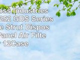 Glasfloss Industries GDS16252 GDS Series Double Strut Disposable Panel Air Filter 12Case