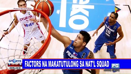 Factors na makatutulong sa nat'l squad