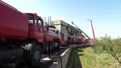 Bursa'da tekstil fabrikasında yangın (3)