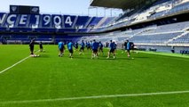 Entrenamiento del Málaga CF con Ontiveros